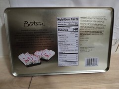 Bartons Peppermint Bark 12oz (340g) Tin New Sealed