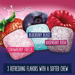 Full Box 4x Bottles Wrigley’s Extra Refreshers Berry Mix Gum | 40 Per Bottle