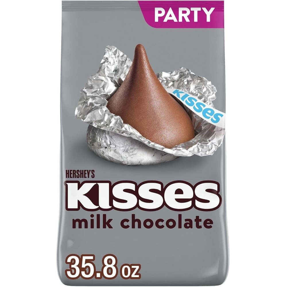 HERSHEY’S KISSES Milk Chocolate Candy Party Pack, Halloween Candy,