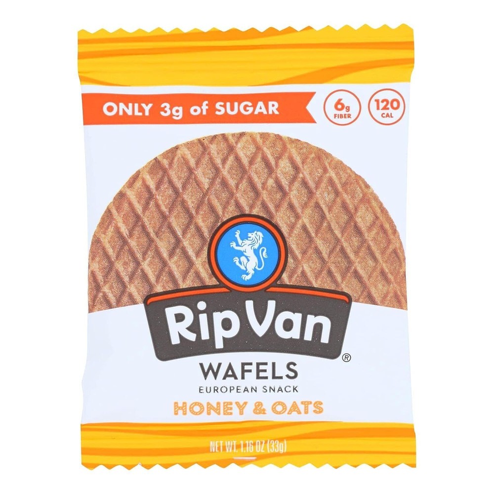 Rip Van Wafels Honey And Oats Wafels 1.16 Oz