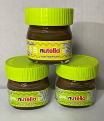 Lot Of 3 Nutella Mini Jar Hazelnut Spread 1.05 OZ Each Ferrero New Exp 10/2026