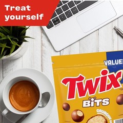 Twix Bits Crunchy Cookie Chocolatey Candy, Value Size, 19.3 oz.