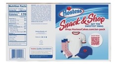 HOSTESS Cinnamon Streusel Coffee Cakes, Individually Wrapped, 8 Count 11.6Oz Box