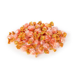 Italian Citrus Lemon Hard Candies and Sparkling Fizz Center, Natural Fruit Candi