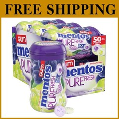 Fresh Grape Medley Chewing Gum, 6 Bottles, 50 Pieces^