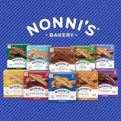 Lemon Biscotti Cookies – 2 Boxes Individually Wrapped Italian Treats – All Natur