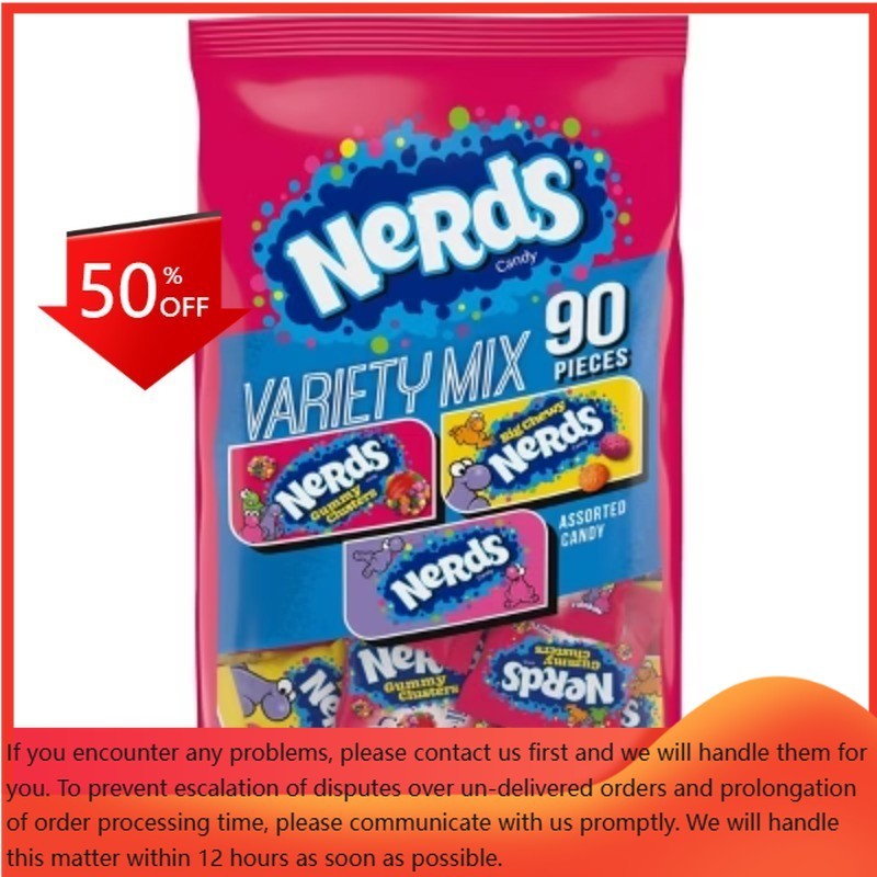 Nerds Gummy Candy Variety Mix – 41.7oz/90ct