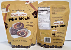 Trader Joe’s Brown Sugar Flavor Boba Mochi 6.35oz 180g (2 Bags)
