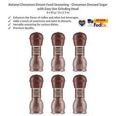 Kotanyi Cinnamon Dream Food Seasoning with Easy Use Grinding Head 70gx10