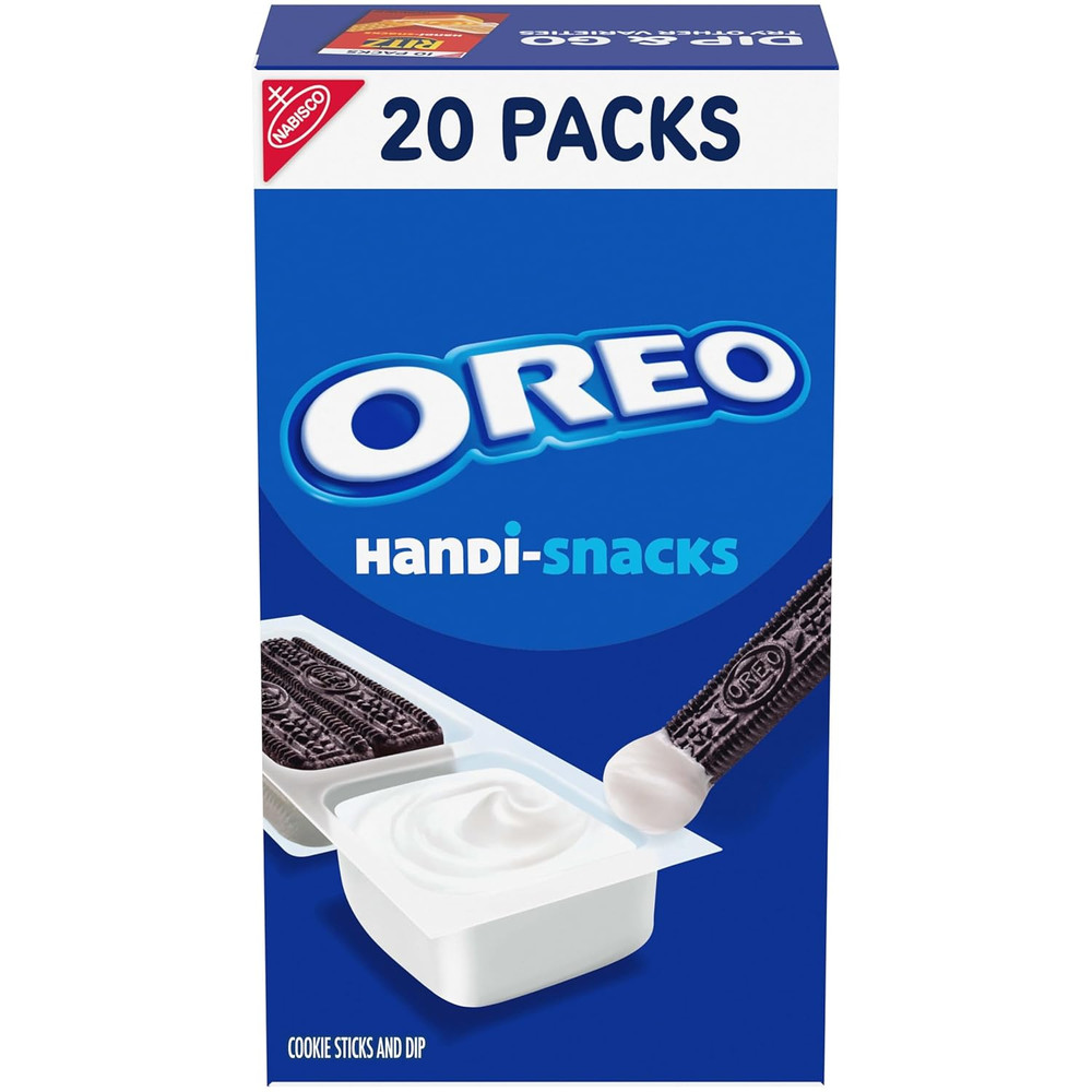 Handi-Snacks Cookie Sticks ‘N Creme Dip Snack Packs, 20 Snack Packs