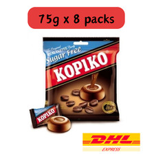 Kopiko Sugar Free Coffee Hard Candy Original Real Coffee 8 packs x 75g -DHL