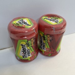 Trident Vibes SOUR PATCH KIDS Redberry Sugar-Free Chewing Gum, 40 Piece Bottle