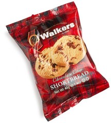 Walker’s Chocolate Chip Shortbread Cookies – 20 Individually Wrapped Snack Packs