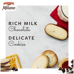 Pepperidge Farm Milano Milk Chocolate Cookies, 6 6 Ounce (Pack of 2), brown