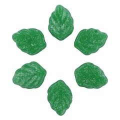 Smarty Stop Green Jelly Spearmint Leaves Slices 5 Pound (Pack of 1),