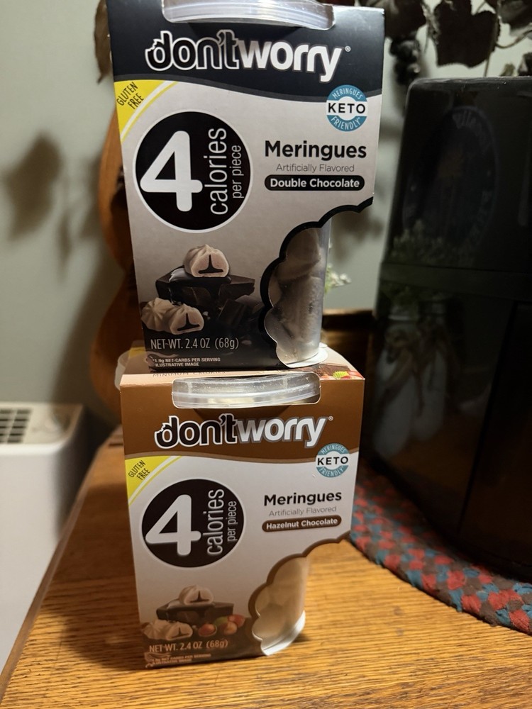Don’t Worry Meringue Cookies Keto Friendly | Double Chocolate & Hazelnut Choc