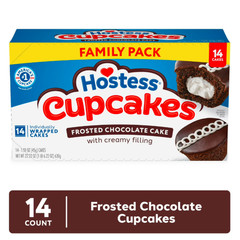 Hostess Cupcakes, Chocolate Snack Cakes, 22.22 oz Box (14 Count) Free Shipping