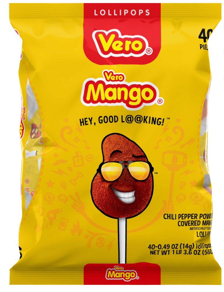 Mango Vero Picosito Caramel Mexican Lollipop With Chilli 40 Pieces