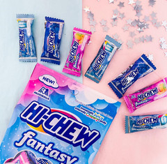 Hi Chew Candy Fantasy Mix – Rainbow Sherbet, Blue Hawaii, and Blue Raspberry 3oz
