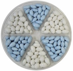It’s A Boy! Blue & White Jordan Almond Gift Tray by It’s Delish