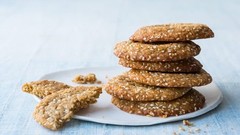 HOMEMADE Delicious Sesame Cookies / 12 Cookies