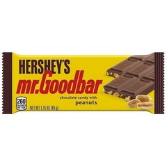 Mr Goodbar Full Size, Candy, Bar Chocolate with Peanuts, 1.75 oz (2 Pack)