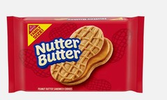 NUTTER BUTTER Peanut Butter Sandwich Cookies, Family Size, 16 oz…