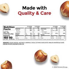 Nutella Hazelnut Spread Single Serve Mini Cups Pack of 120 Delicious Topping