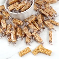 Honey Sesame Crunch Bars – 1 lb Bulk Bag of Individually Wrapped Candy