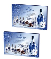 2-PACK Anthon Berg Chocolate Liqueur Liquor w 30-Year Fenjiu 66pcs 2.28Lbs Total