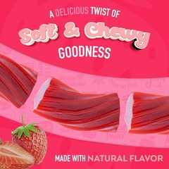 Strawberry Licorice 24 Ounce Classic Gourmet Soft & Chewy Australian Red Lico…