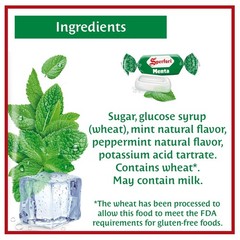 Sperlari-Menta Mint Hard Candy Bulk Bag, Individually Wrapped Italian 2.2 Pound