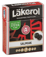 Licorice Sugar Free Pastilles (4 Pack/Boxes) Imported Swedish Licorice (Salmiak)