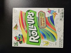 Fruit Roll-Ups Tropical Tie-Dye Natural Flavors 10 Rolls NEW Sealed