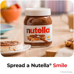 Nutella Hazelnut Spread with Cocoa – Creamy Breakfast Favorite, 13 oz Jar