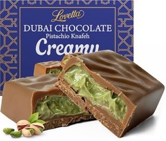 Dubai Chocolate Bar Creamy Pistachio Knafeh Milk Chocolate Kataifi 1 Pack Fresh