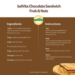 belVita Blueberry Breakfast Biscuits, Value Pack, 12 Packs (4 Biscuits Per Pack)