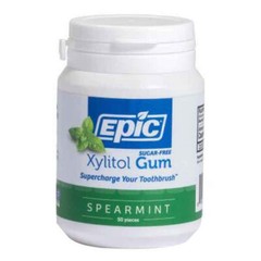 Xylitol Gum Spearmint 50 ct By Epic Dental