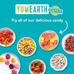 YumEarth Organic Vegan Candy Fruity Treats 5oz Assorted Fruit Flavors