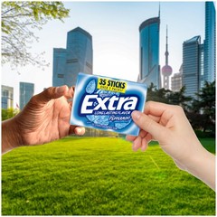 EXTRA Gum Peppermint Sugar Free Chewing Gum Bulk Pack 6 Ct/35 Stick