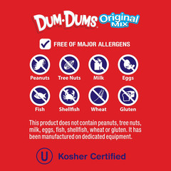 Dum Dums Original Mix Pops 500 Ct Assorted Lollipops Bulk Candy Party.
