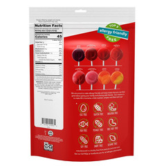 Yumearth Organic Pops Variety Pack, 40 Fruit Flavored Favorites Lollipops, Aller