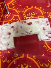 Strawberry Fudge *nut free* 1/2 pound REAL FRUIT