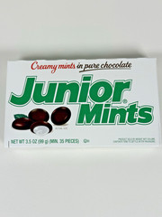 Junior Mints Creamy Mint Chocolate Candy 3.5 oz Theater Box Movie Candy