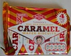 Tunnock’s Real Milk Chocolate CARAMEL Wafer Biscuits 30g (1.05 OZ) x 12