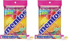 Gluten-Free Mixed Fruit Chewy Mints – 14 Pieces/Roll, 12 Rolls for Celebrations