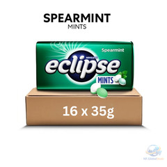 Bundle of 16 Pack Eclipse Sugarfree Mints Assorted Candy Tins Fresh Breath 35g