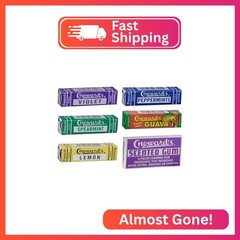 Choward’s Mints Candy and Gum Variety Pack | Violet, Spearmint, Peppermint, Guav