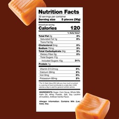Caramel Cubes Candy 2 Pounds, Individually Wrapped, Bulk Pack (about 150 Count)
