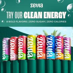Zevia Zero Sugar Soda, Ginger Ale, 12 oz Cans (8-Pack) – 12 Fl Oz (Pack of 8)